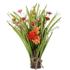 DecoWoerner Hierba Decorativa>Manojo De Hierba Decorativa Mezcla De Flores De Colores 45 Cm