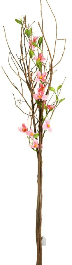 DecoWoerner Decoración De Primavera|Ramas Y Ramitas>Manojo De Ramas Decorativo Con Flores 115 Cm