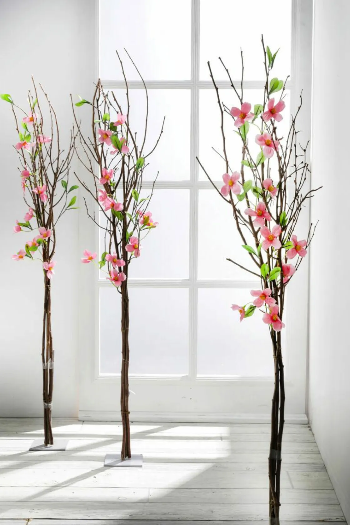 DecoWoerner Decoración De Primavera|Ramas Y Ramitas>Manojo De Ramas Decorativo Con Flores 115 Cm