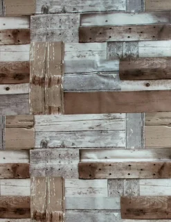 DecoWoerner Láminas Y Películas Decorativas>Mantel De Hule Lavable "Beach-Wood", Vendido Por Metro 140 Cm De Ancho