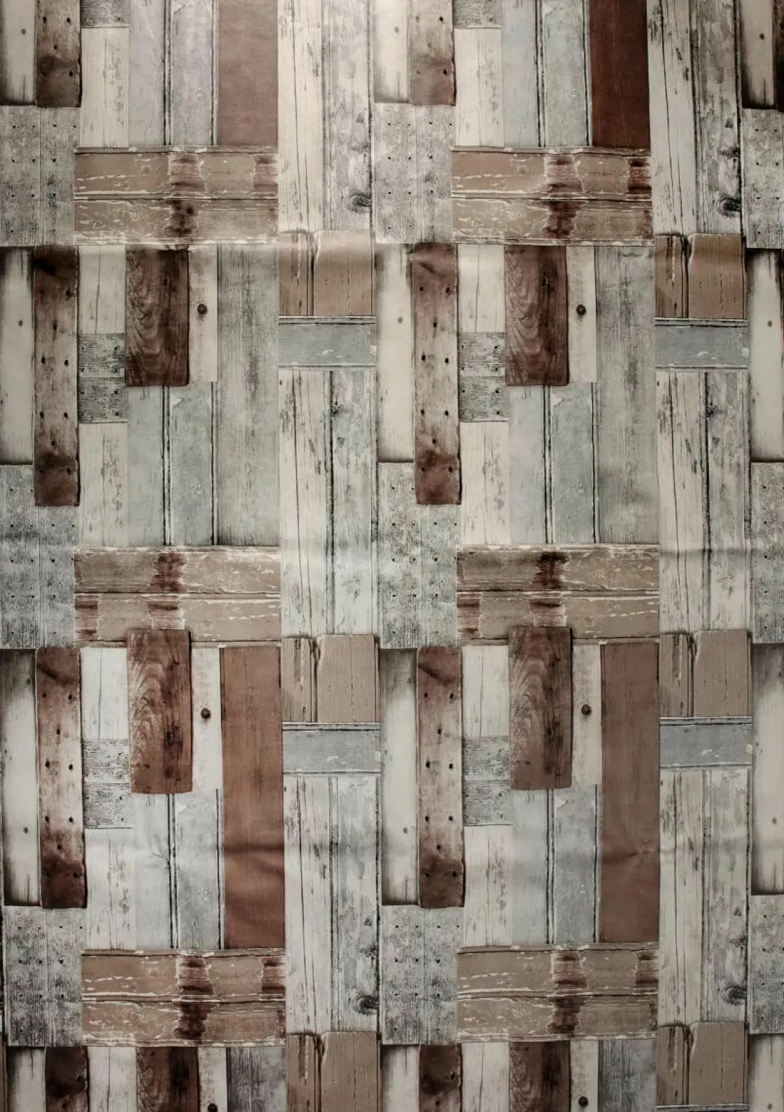 DecoWoerner Láminas Y Películas Decorativas>Mantel De Hule Lavable "Beach-Wood", Vendido Por Metro 140 Cm De Ancho