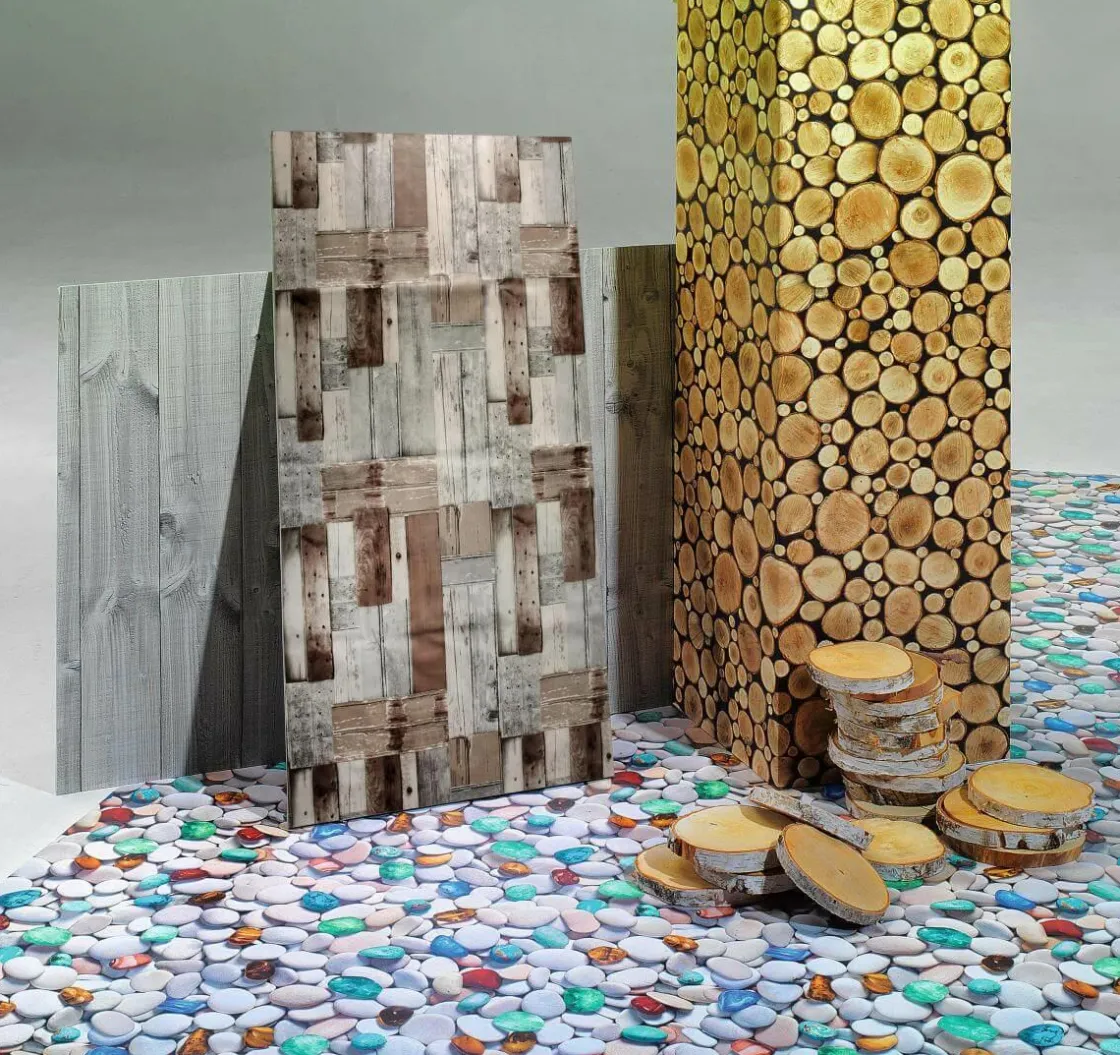 DecoWoerner Láminas Y Películas Decorativas>Mantel De Hule Lavable "Beach-Wood", Vendido Por Metro 140 Cm De Ancho