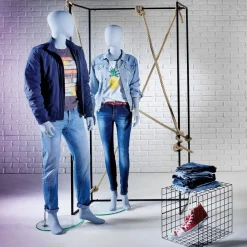 DecoWoerner Expositores Para Tiendas|Ayudas Y Herramientas De Decoración>Marco Metálico Decorativo, 200 Cm De Altura