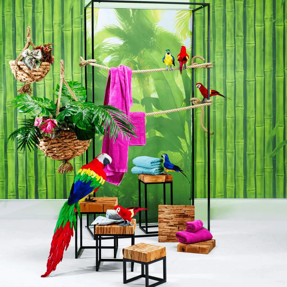 DecoWoerner Expositores Para Tiendas|Ayudas Y Herramientas De Decoración>Marco Metálico Decorativo, 200 Cm De Altura