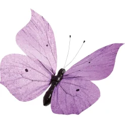 DecoWoerner Decoración De Animales|Decoración De Primavera>Mariposa Decorativa Púrpura, 50 Cm