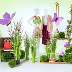 DecoWoerner Decoración De Animales|Decoración De Primavera>Mariposa Decorativa Púrpura, 50 Cm