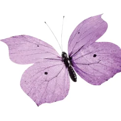 DecoWoerner Decoración De Animales|Decoración De Primavera>Mariposa Decorativa Púrpura, 80 Cm