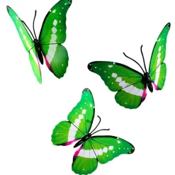 DecoWoerner Decoración De Animales|Decoración De Primavera>Mariposas Decorativas 40 Cm 3 Piezas