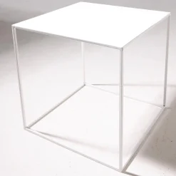 DecoWoerner Expositores Para Tiendas|Macetas Y Artículos De Decoración>Mesa De Metal 45 X 45 Cm,