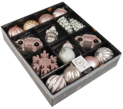 DecoWoerner Bolas De Navidad>Mezcla De Bolas De Navidad Caja 30 Piezas Ø 6 Cm