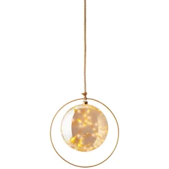 DecoWoerner Luces De Navidad>Micro Bola LED 26 Cm Dorada