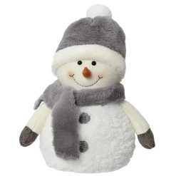 DecoWoerner Decoración De Invierno|Figuras De Navidad>Mini Muñeco De Nieve De Poliéster De 30 Cm