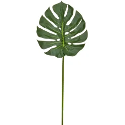 DecoWoerner Plantas Artificiales Ignífugas>Monstera Hoja Artificial Ignífuga B1, 75 Cm