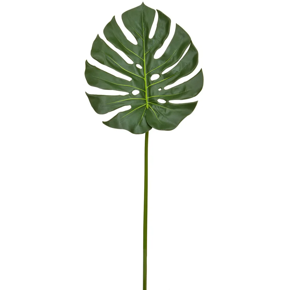DecoWoerner Plantas Artificiales Ignífugas>Monstera Hoja Artificial Ignífuga B1, 75 Cm