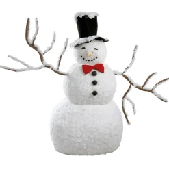 DecoWoerner Decoración De Invierno|Decoración Navideña Xxl>Muñeco De Nieve, Altura: 120 Cm