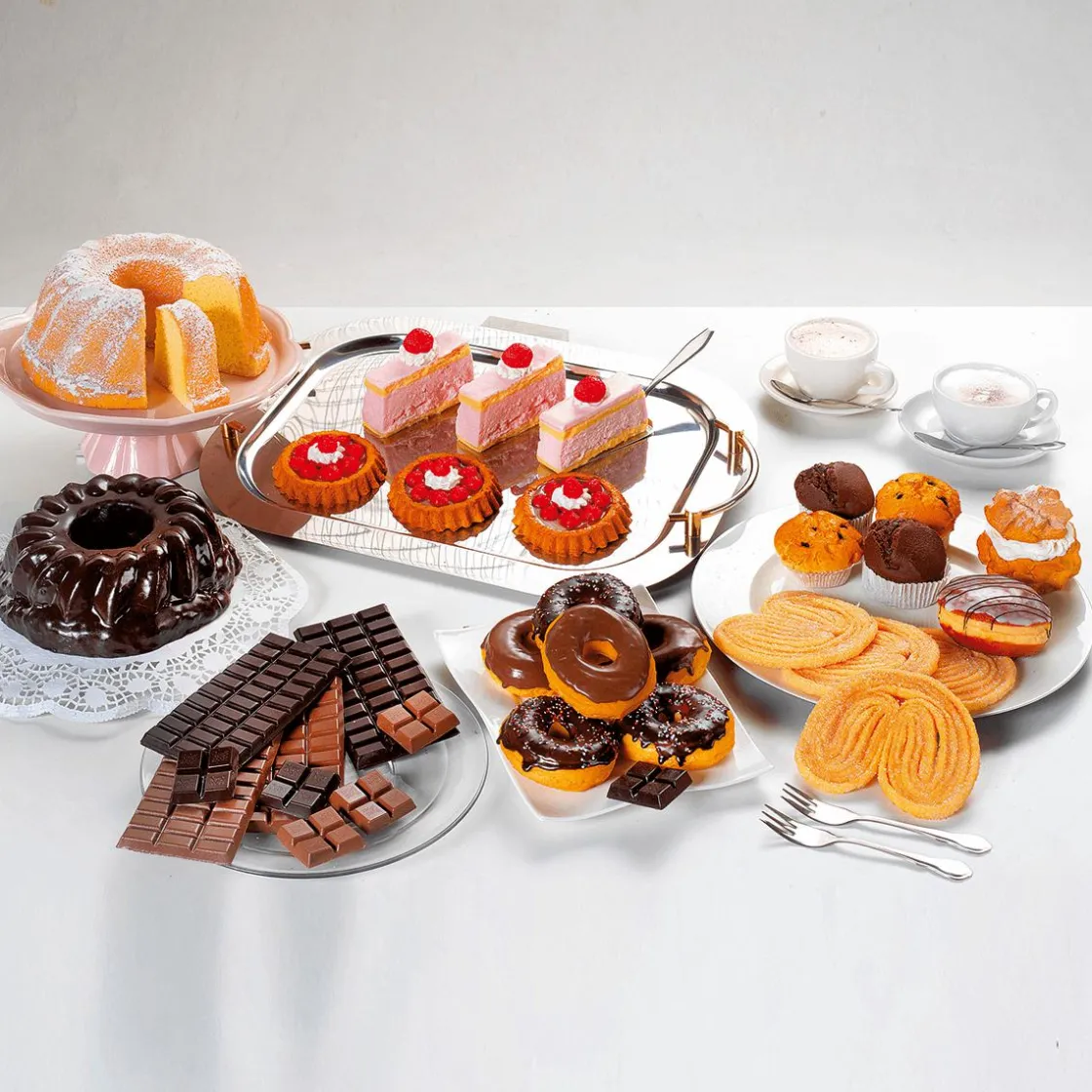 DecoWoerner Chocolate Y Helados|Pan Y Pastel>Muffin De Chocolate Alimento De Imitación 7 Cm Ø