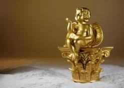 DecoWoerner Decoración Navideña Xxl>Ángel Barroco, Altura: 96 Cm