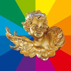 DecoWoerner Decoración Navideña Xxl>Ángel Barroco, Anchura: 60 Cm