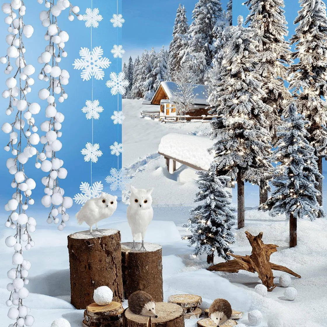 DecoWoerner Decoración Dispersa|Decoración De Invierno>Nieve De Cine, 1200 G