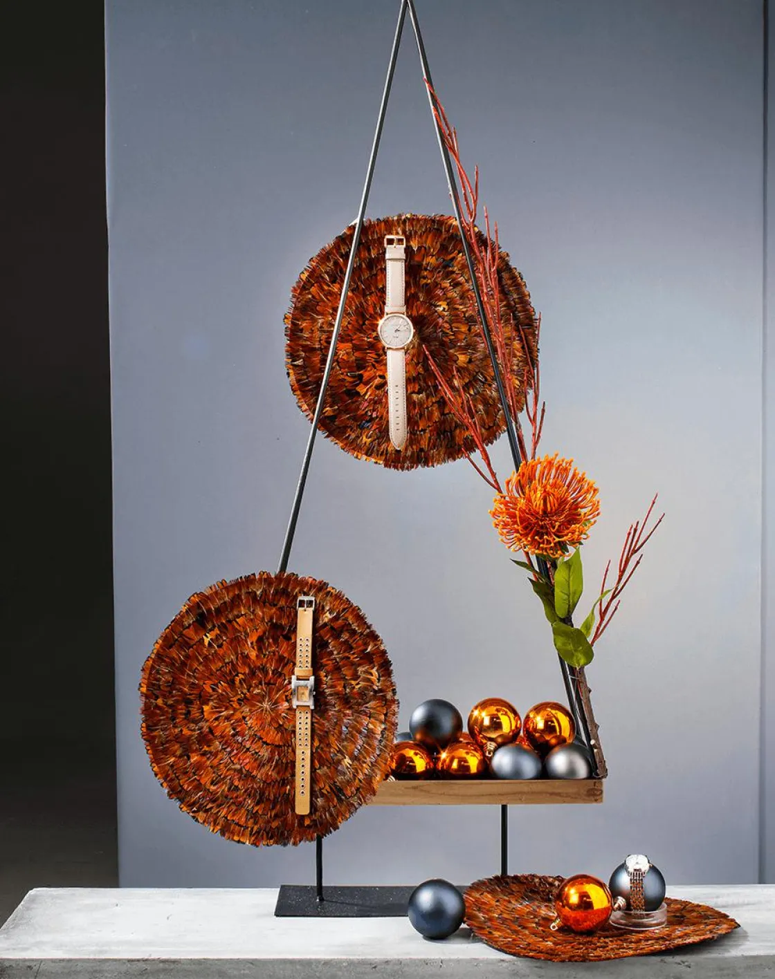 DecoWoerner Figuras De Navidad>Obelisco Deco "Abeto" 15,5 X 35 X 78 Cm Naturaleza