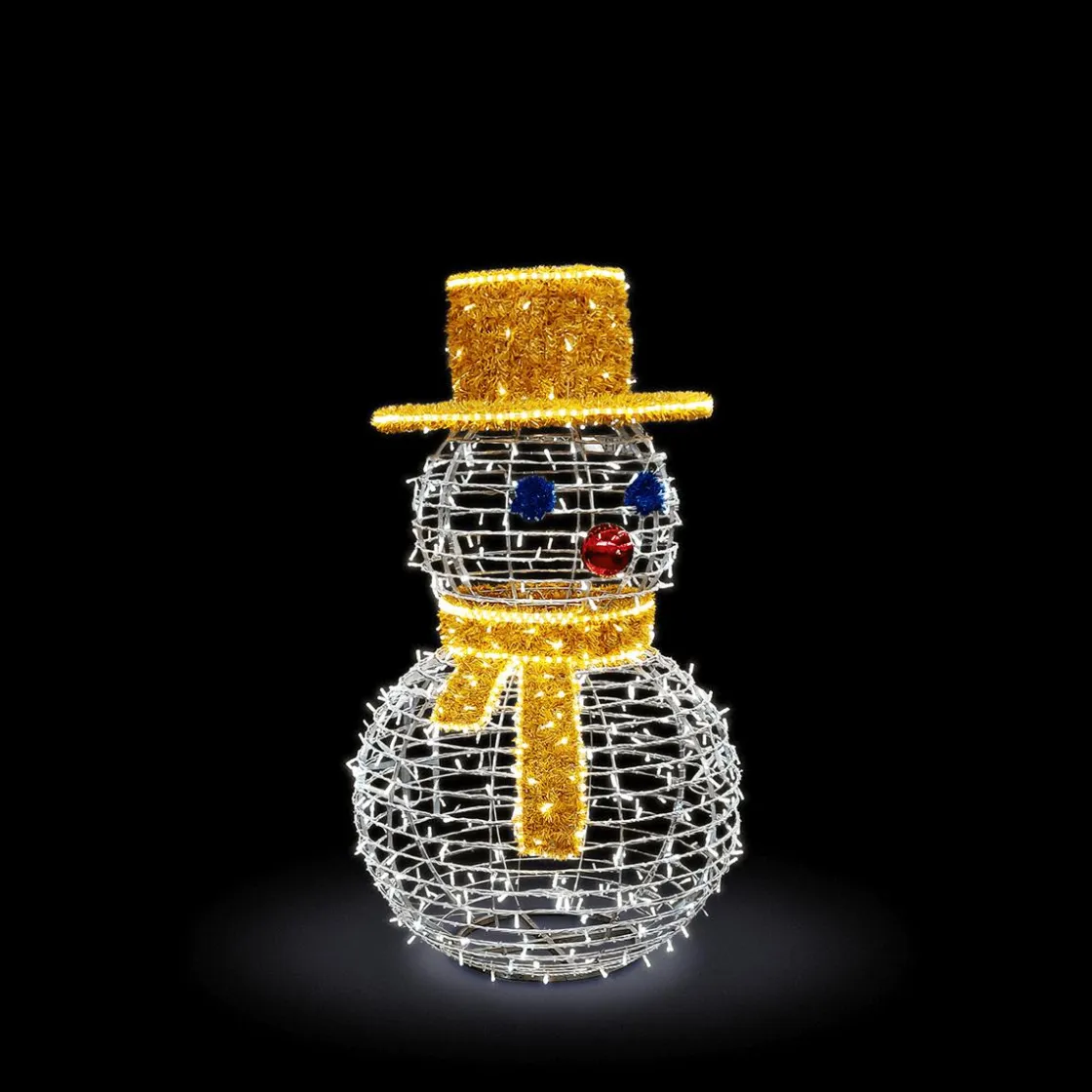 DecoWoerner Luz Decorativa|Decoración Navideña Xxl>Objeto Luminoso XXL Muñeco De Nieve Para Exterior
