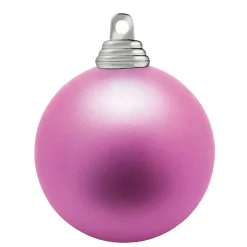 DecoWoerner Bolas De Navidad>Orquídea, Bolas De Navidad Mate De Plástico Ignífugo, 6 Cm Ø - 24 Piezas