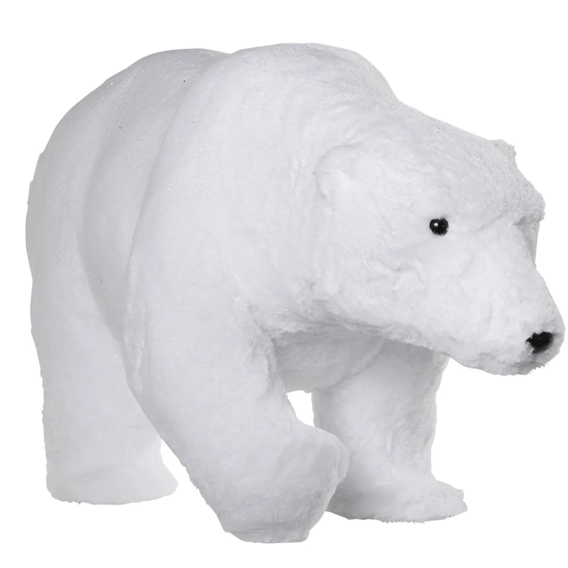 DecoWoerner Decoración De Invierno>Oso Polar De Peluche Decorativo Altura 44 Cm