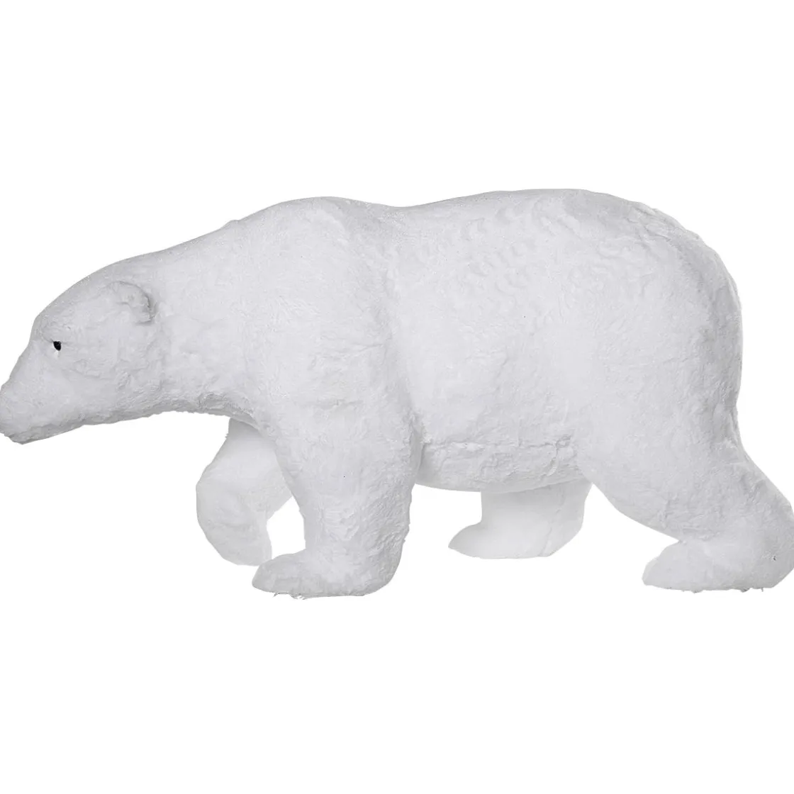 DecoWoerner Decoración De Invierno>Oso Polar De Peluche Decorativo Altura 44 Cm