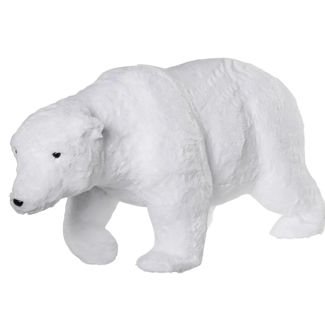 DecoWoerner Decoración De Invierno>Oso Polar De Peluche Decorativo Altura 44 Cm