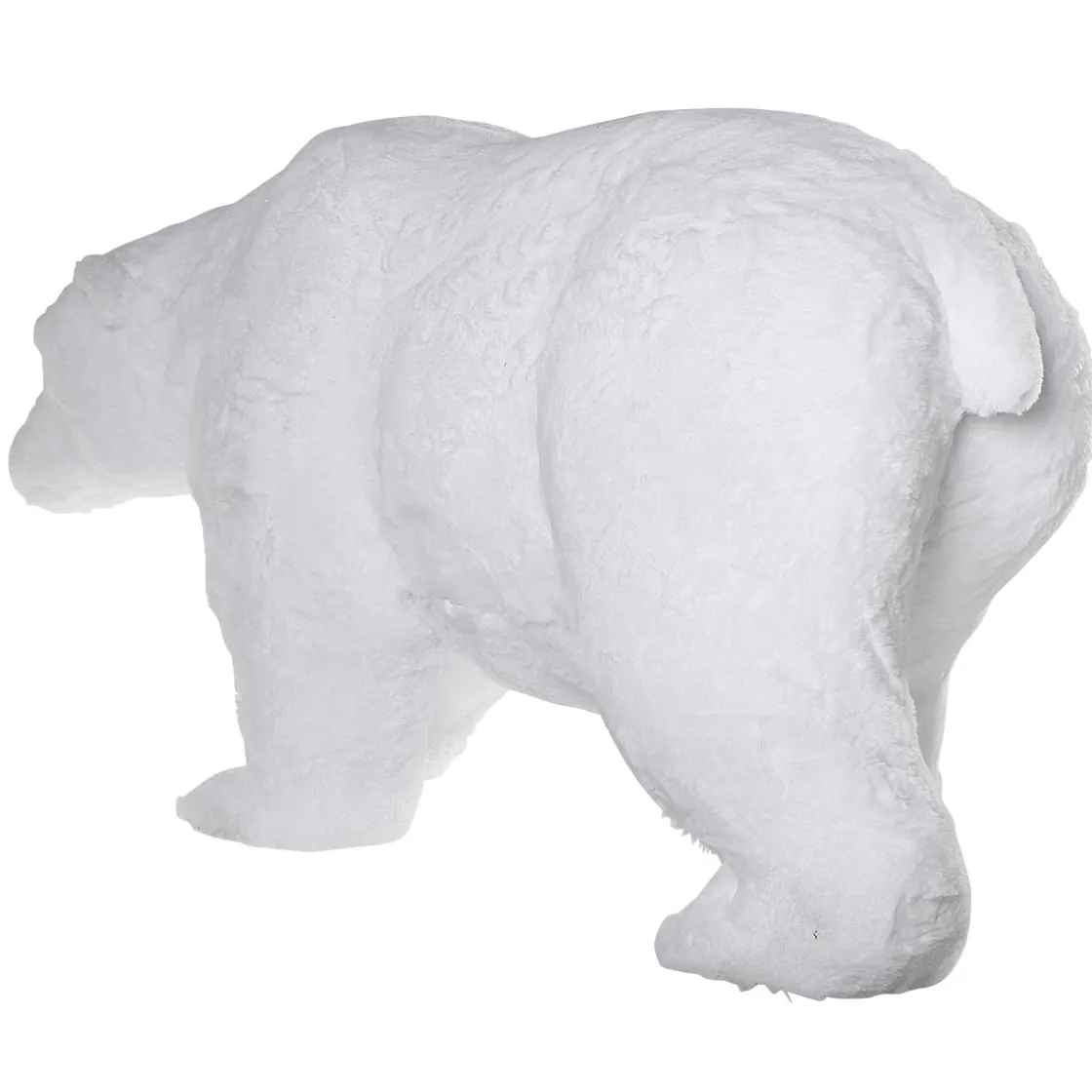 DecoWoerner Decoración De Invierno>Oso Polar De Peluche Decorativo Altura 44 Cm