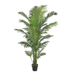 DecoWoerner Decoración De Verano|Árboles Artificiales>Palma Areca Altura 190 Cm