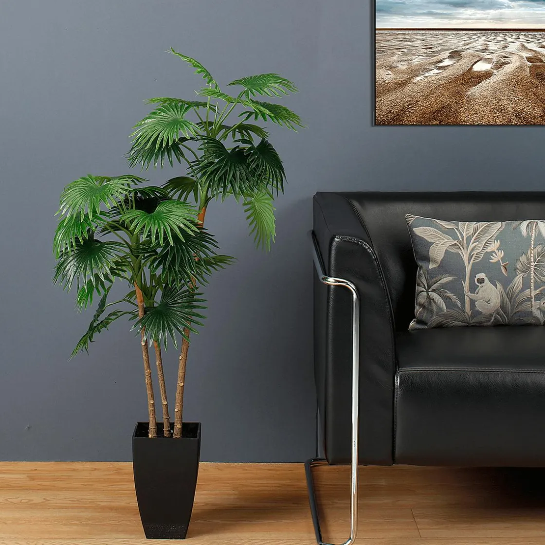 DecoWoerner Árboles Artificiales>Palmera Artificial En Maceta Lista 105 Cm