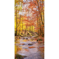 DecoWoerner Pancartas De Otoño>Pancarta De Tela Brook Autumn 100 X 200 Cm