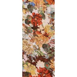 DecoWoerner Decoración De Otoño|Pancartas De Otoño>Pancarta De Tela Ignífuga "Flores De Otoño" De Tela De Bandera 75 X 180 Cm