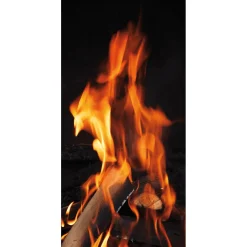 DecoWoerner Pancartas Temáticas|Pancartas De Navidad E Invierno>Pancarta De Tela Ignífuga "Fuego" De Tela De Bandera 100 X 200 Cm
