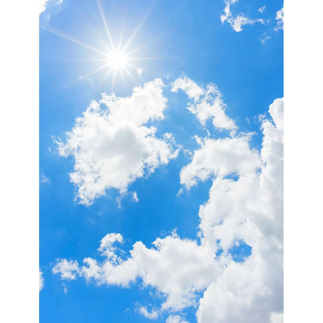 DecoWoerner Bandera Xxl>Pancartas De Tela XL Sunny Sky 150 X 200 Cm