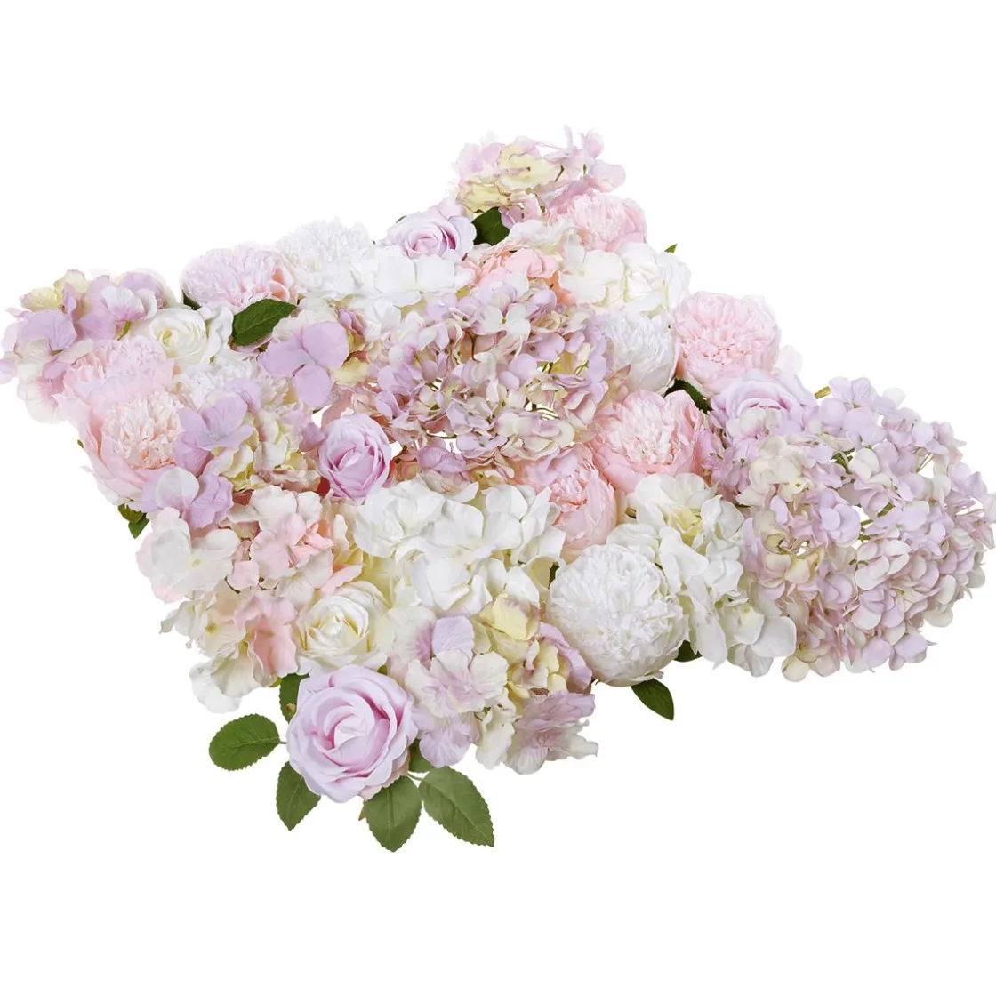 DecoWoerner Paredes De Plantas>Panel Con Flores En Colores Pastel Artificial