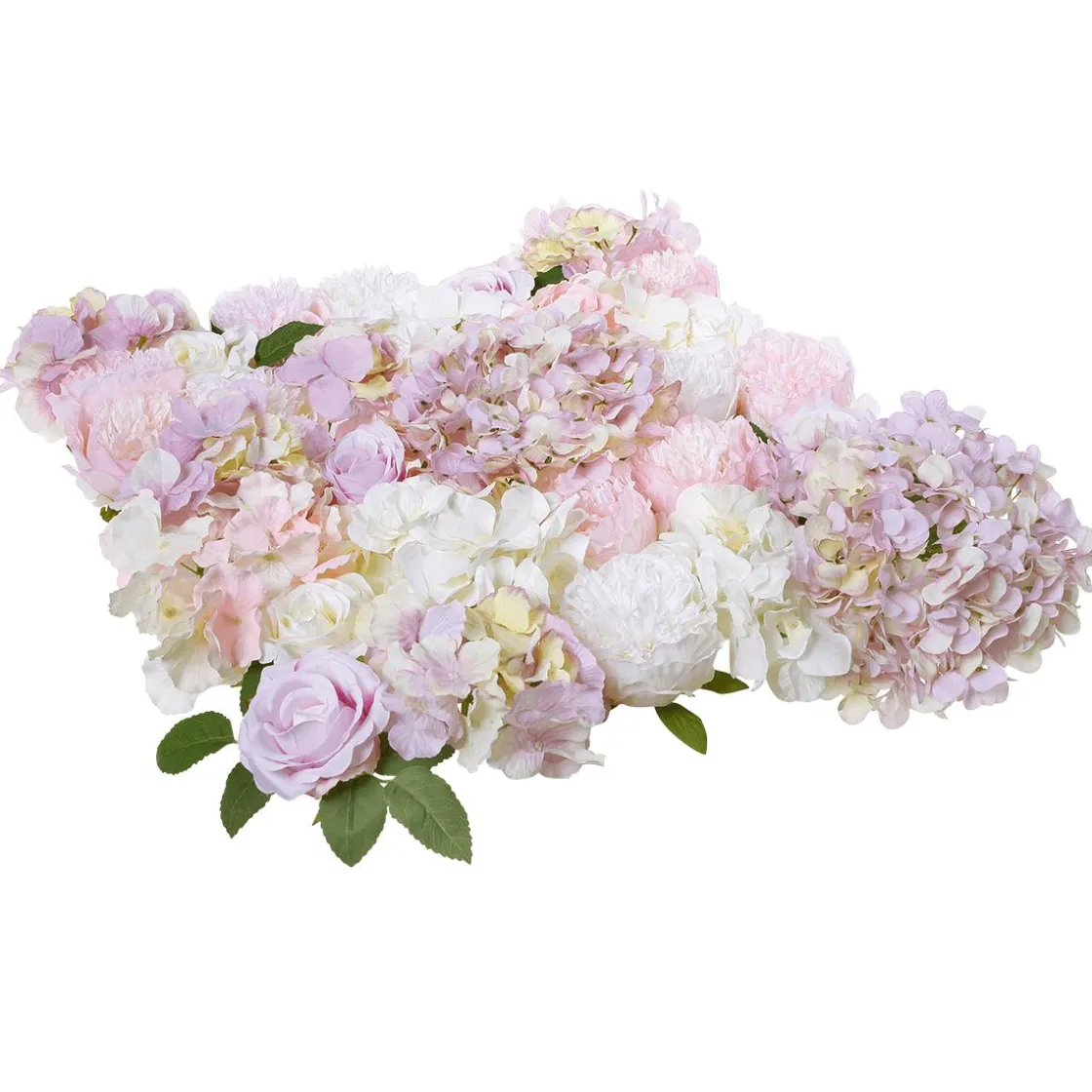 DecoWoerner Paredes De Plantas>Panel Con Flores En Colores Pastel Artificial