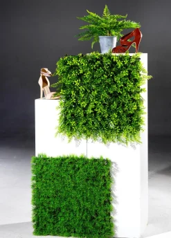 DecoWoerner Decoración De Verano|Decoración De Primavera>Panel Con Hierba Artificial 50 X 50 Cm