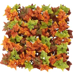 DecoWoerner Decoración De Otoño|Paredes De Plantas>Panel Con Hojas De Otoño Artificial 50 X 50 Cm