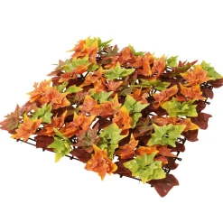 DecoWoerner Decoración De Otoño|Paredes De Plantas>Panel Con Hojas De Otoño Artificial 50 X 50 Cm