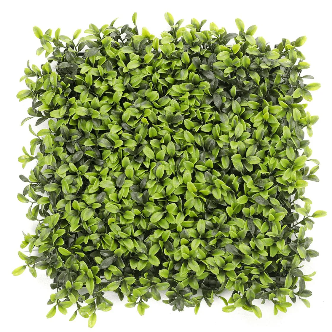 DecoWoerner Decoración De Verano|Decoración De Primavera>Panel De Arbusto Deluxe Artificial, 25 X 25 Cm