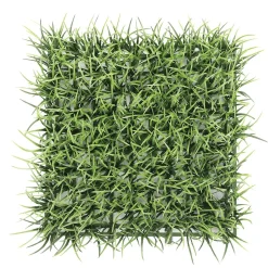 DecoWoerner Decoración De Primavera|Césped Artificial>Panel De Césped Deluxe Artificial, 25 X 25 Cm