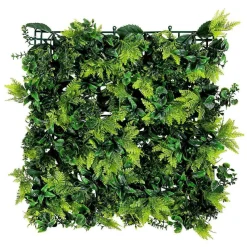 DecoWoerner Paredes De Plantas>Panel De Plantas s Artificiales, 50 X 50 Cm