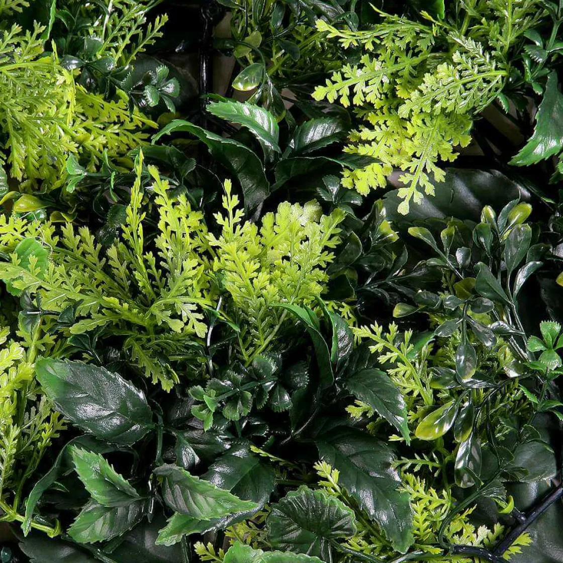 DecoWoerner Paredes De Plantas>Panel De Plantas s Artificiales, 50 X 50 Cm
