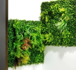 DecoWoerner Decoración De Verano|Decoración De Primavera>Panel Pared Artificial Césped Mixto, 1 X 1 M