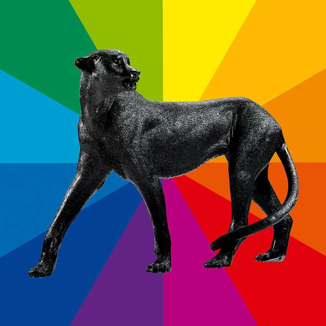 DecoWoerner Decoración De Animales>Pantera Decorativa, Color Personalizado
