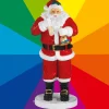DecoWoerner Decoración Navideña Xxl>Papá Noel Con Color Personalizado 180 Cm