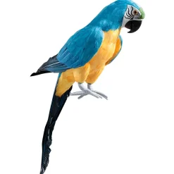 DecoWoerner Decoración De Animales|Decoración De Verano>Papagayo Decorativo -amarillo, Longitud 70 Cm