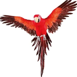 DecoWoerner Decoración De Animales|Decoración De Verano>Papagayo Decorativo Longitud 77 Cm